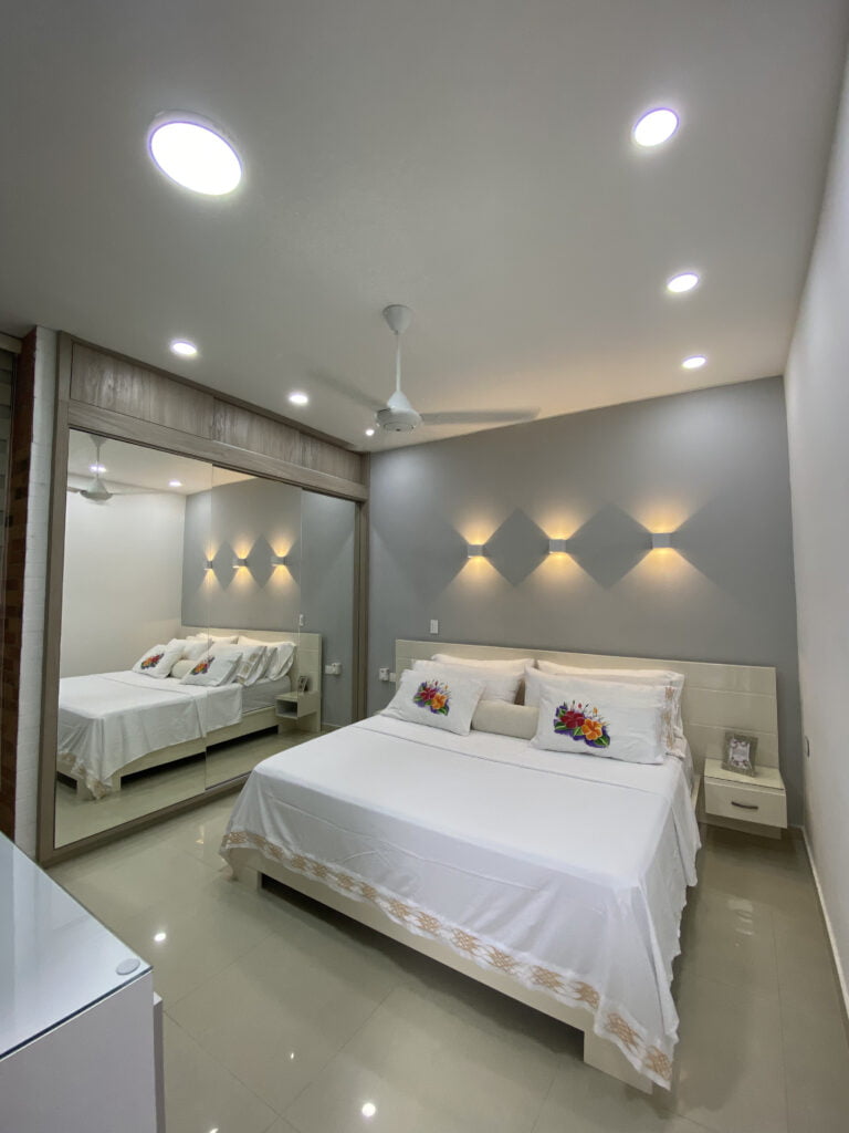 diseño interior habitación moderna.