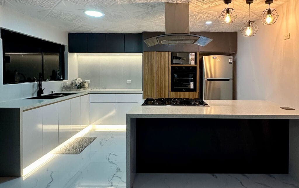 diseño interior cocina moderna