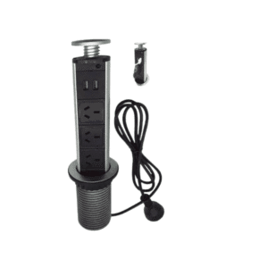 Toma empotrado para mesa.