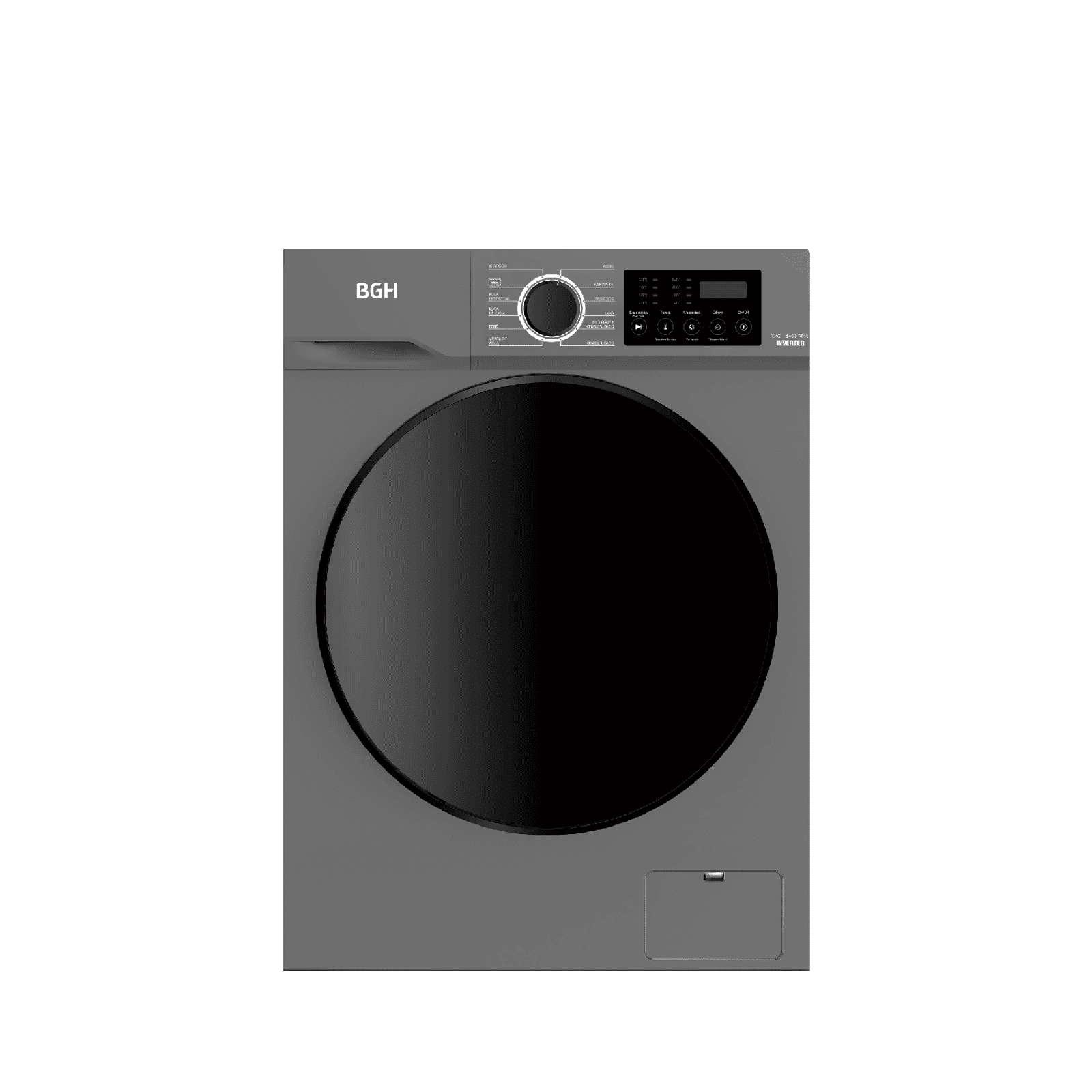 Lavarropas BGH Inverter Carga Frontal 8kg BWFE08S24AR - Image 2