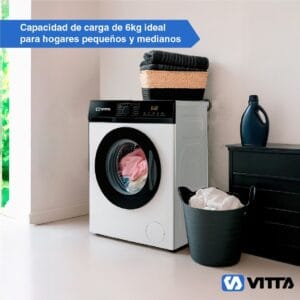 Lavarropas Vitta Inverter 6kg Blanco 1200 Rpm Vit-wmcfsl